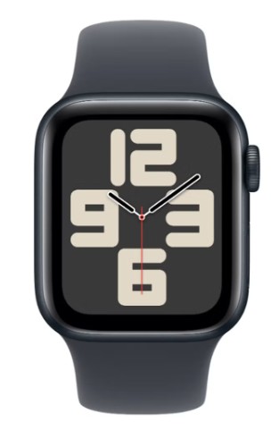 Apple Watch SE(2024)GPS 40mm Midnight AlumiCase Midnight Sport Band M/L